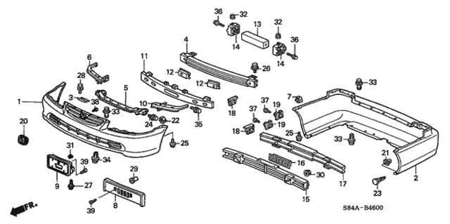 Bumpers for 2002 Honda Accord #0