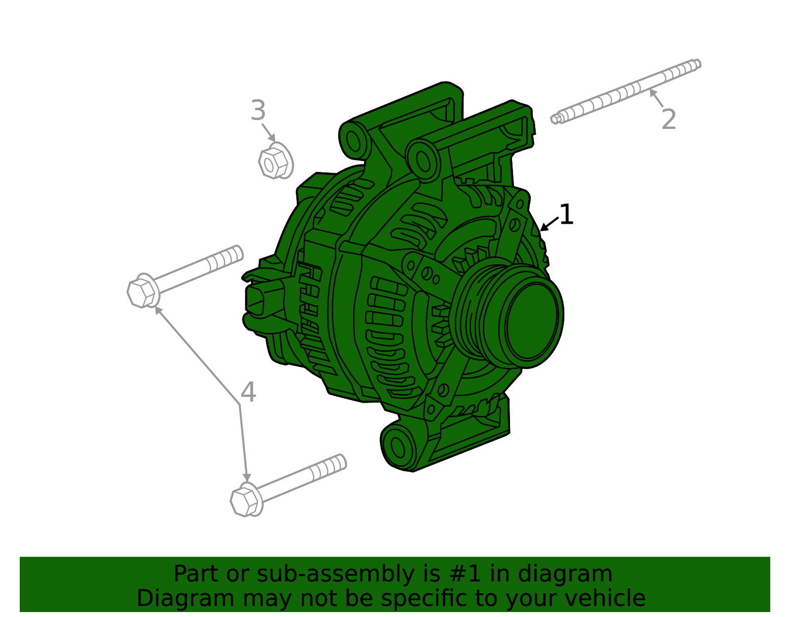 13520817 - Alternator 2015-2022 GM | GM Parts Warehouse