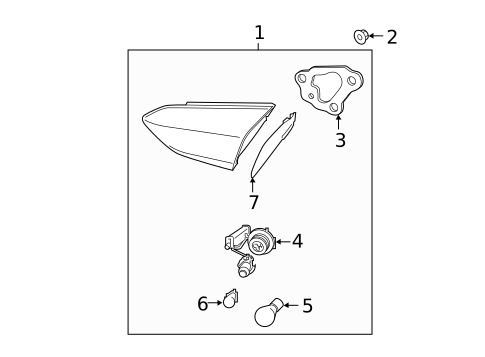 Backup Lamps for 2019 Hyundai Veloster #0