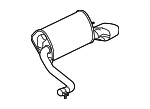 C2Z18700 - Exhaust: Rear Muffler for Jaguar Image