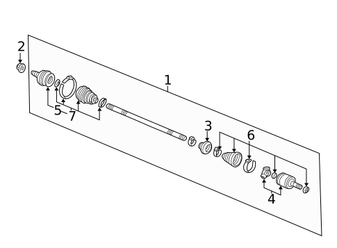 Drive Axles for 2005 Honda Civic #0
