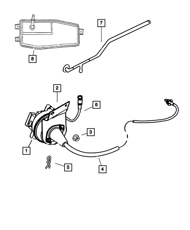 5015857AG - Fuel: Speed Control Cable for Mopar Image
