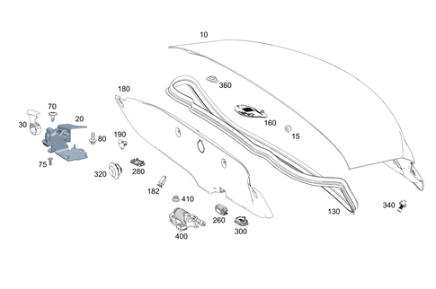 Trunk Lid for 2021 Mercedes-Benz E53 AMG #0