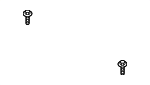 1121N8051 - Body: Radiator Support Bolt for Nissan: Altima, ARIYA, Armada, LEAF, Maxima, Micra, Murano, Pathfinder, Rogue, TITAN, TITAN XD Image