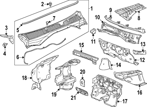 Cowl for 2025 Buick Encore GX #0
