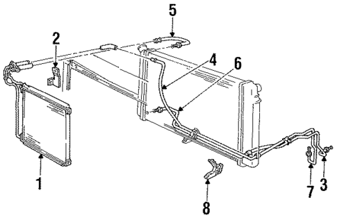 Trans Oil Cooler for 1993 Buick LeSabre #0