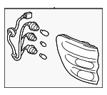 815600C020 - : Tail Light Assembly - DRIVERS SIDE for Toyota: Sequoia Image