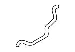 6D121497A - Fuel System: Engine Coolant Overflow Hose for Audi: A4, A4 Quattro Image