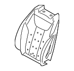 52105B5B8E3 - Body: Seat Back Cushion for BMW: X3 Image