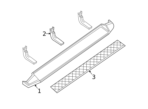 Exterior Trim - Pillars for 2009 Nissan Pathfinder #0