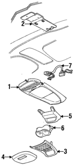 F4TZ13C742A - Body: Console Housing for Ford Image