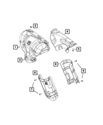 68271573AA - Exhaust: Exhaust Shield for Chrysler: 200 | Jeep: Cherokee, Compass Image