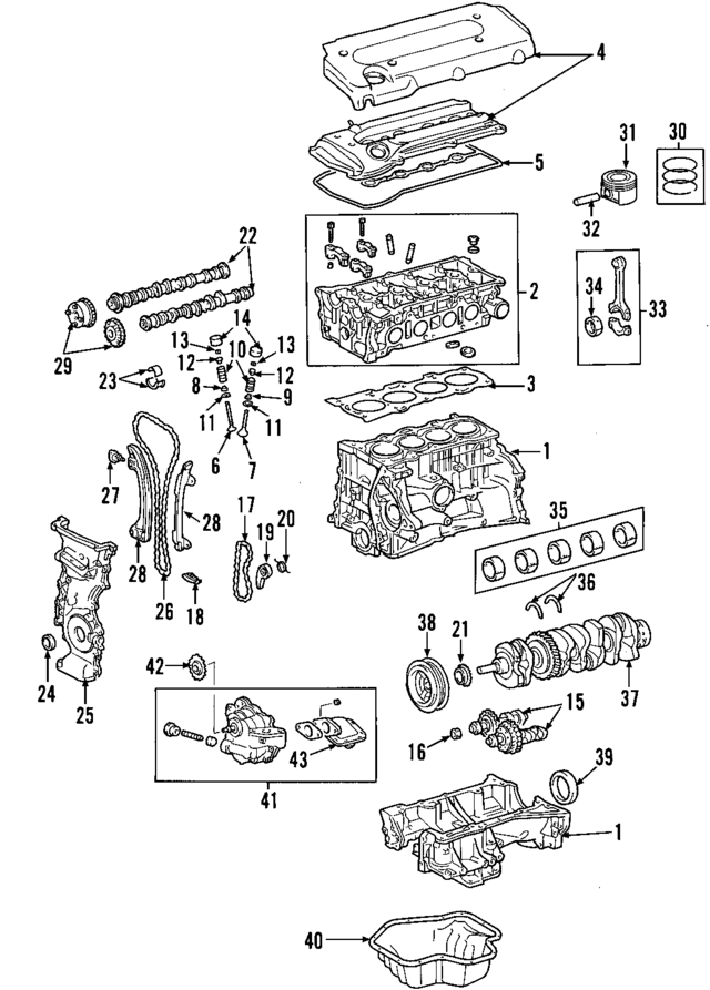 117312802002 - : Engine Crankshaft Main Bearing for Toyota Image