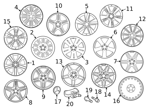 Wheels for 2010 Mercedes-Benz E63 AMG #0
