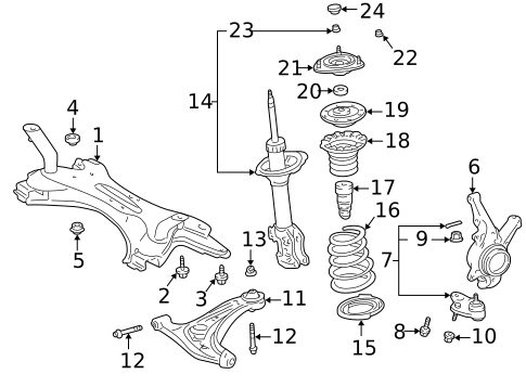 Suspension Components for 2003 Toyota Prius #0