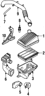 8971616980 - Engine: Top Cover for Isuzu Image