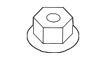 9018306019 - Body: Air Duct Nut for Lexus: CT200h, ES250, ES300h, ES350, GS F, GS450h, GX550, IS250, IS350, LS430, LS460, LS600h, LX600, LX700h, NX300, RC F, RX330, RX350, RX400h, TX350, TX500h, TX550h+ Image