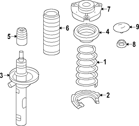 Struts & Suspension Components for 2022 Volkswagen Golf R #0