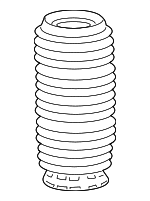 26444166 - Suspension: Dust Cover for Buick: Enclave | Cadillac: XT5, XT6 | Chevrolet: Blazer, Traverse, Traverse Limited | GMC: Acadia Image