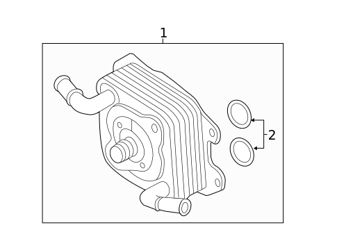 Oil Cooler for 2020 Nissan Armada #0