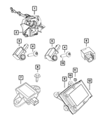 5109184AD - Restraints: Occupant Restraint Module Bracket for Mopar Image