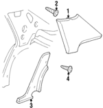 25607272 - Body: Upper Trim Panel for Buick: LeSabre Image