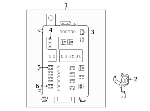 Fuse & Relay for 2020 Dodge Charger #1