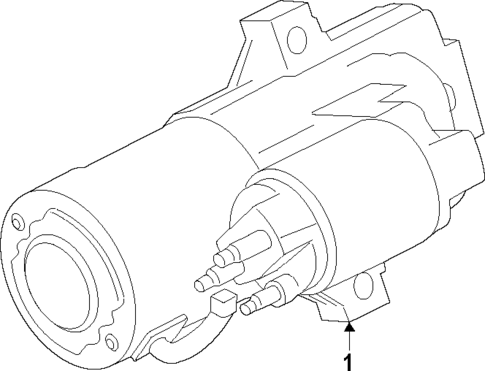 Starter for 2022 Ford Ranger #1