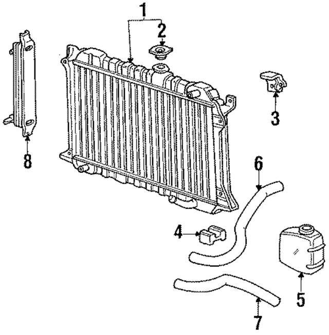 19502PD2000 - : Lower Hose for Honda Image
