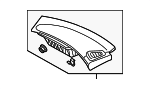 77821TA0A81ZA - Electrical: Air Bag Door for Honda Image