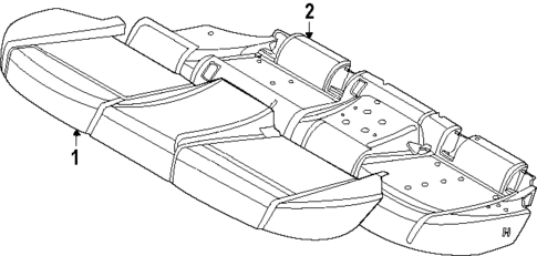 Rear Seat Components for 2025 BMW 540i xDrive #2