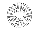 3AA601025AC88Z - : Wheel, Alloy for Volkswagen: Eos Image