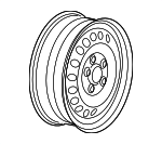 5Q0601027AR03C - : Wheel, Spare for Volkswagen: Eos Image