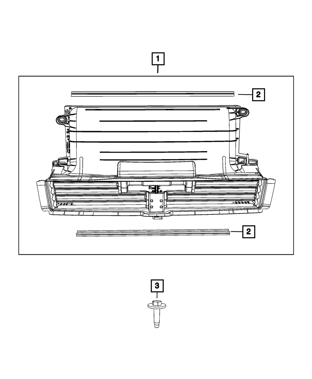 Radiator Seal - Mopar (68668696AB)