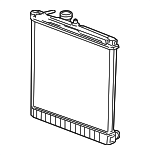 22000 - Cooling System: ACDelcoâ„¢ Radiator Assembly for Chevrolet: Colorado | GMC: Canyon | Hummer: H3, H3T Image