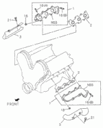 8971670621 - Engine: MANIFOLD, R. EX. for Acura Image