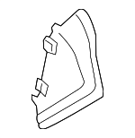 8W0857085C4PK - Body: Side Cover for Audi: A4, A4 allroad, A4 Quattro, A5 Quattro, A5 Sportback, RS5, RS5 Sportback, S4, S5, S5 Sportback Image