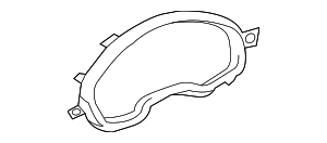 8W0857115 - Body: Instrument Cluster Bezel for Audi Image