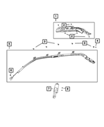 68044050AC - Restraints: Side Air Bag Support, Right for Dodge: Charger Image