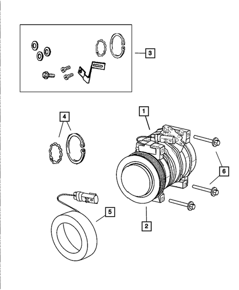 Air Conditioning Compressor for 2005 Dodge Viper #0