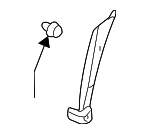 91112AE62AWD - Body: Body Side Molding for Subaru: Outback Image