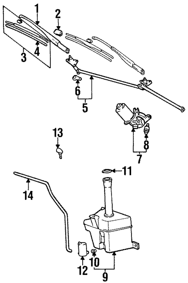 9831029000 - : Wiper Arm for Hyundai Image