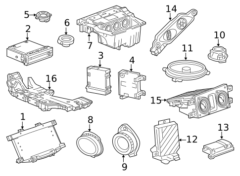 Sound System for 2016 Cadillac CT6 #0