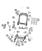 68640139AA - Interior Trim: Seat Screw for Mopar Image