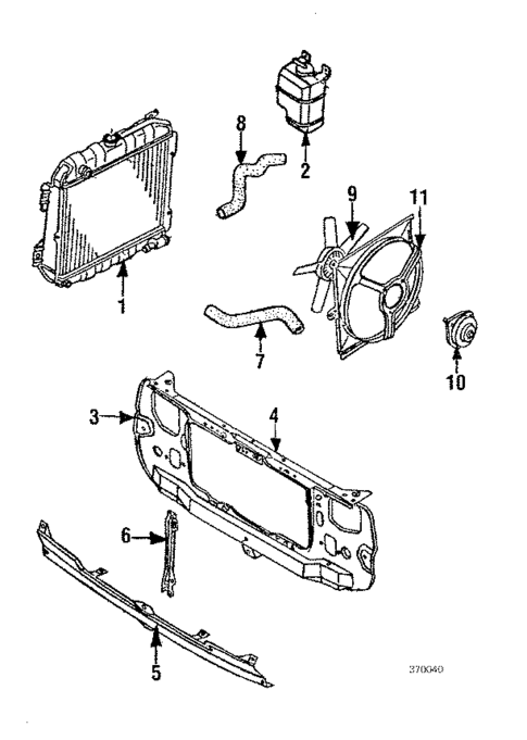 Fan for 1985 Nissan Pulsar NX #1