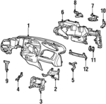 YL7Z7804320BAA - Body: Instrument Panel for Lincoln: Navigator Image