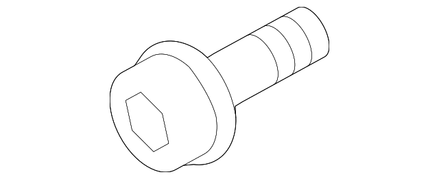 Seat Belt Lap And Shoulder Belt Bolt - Porsche (N-989-260-01)