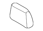 DB5Z78501A04CA - Body: Headrest Cover for Ford: Explorer, Police Interceptor Utility Image