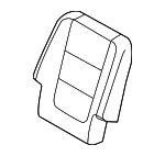 BB5Z7866600GA - Body: Seat Back Cover for Ford: Explorer, Police Interceptor Utility Image