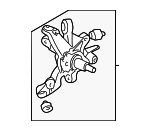 52215SEPA10 - : Knuckle for Acura: TL Image